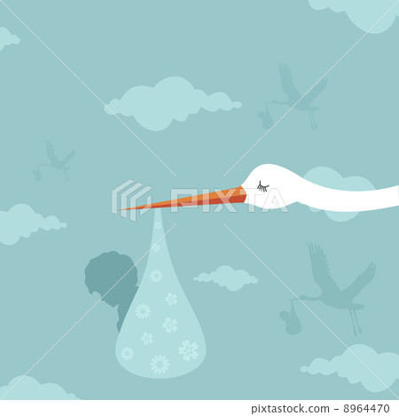 Stork and the kid Stork and the kid 8964470