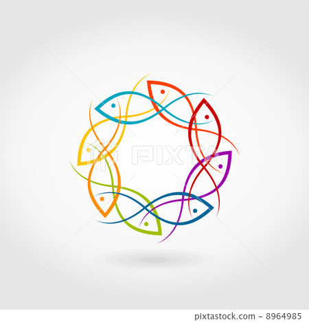 Fish a circle 8964985