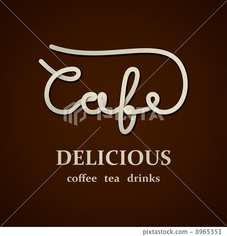 cafe calligraphic design template 8965351