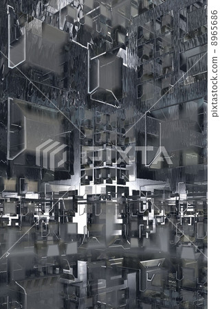A space in a black machine A space in a black machine 8965686