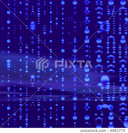 Blue high-tech image 8965774