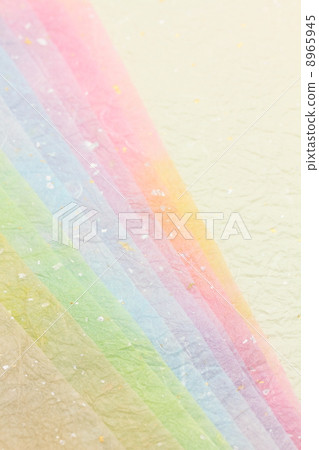 日本紙彩色背景 日本紙彩色背景 8965945