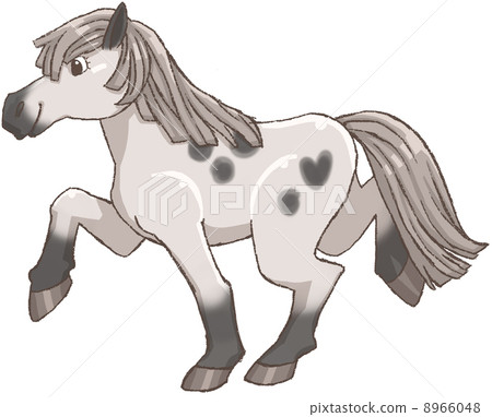 Horse: White 8966048