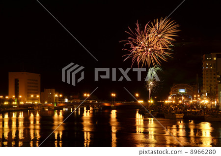 Hokkaido Kushiro City Shinkai Bridge Kushiro Ponpaku Fireworks Hokkaido Kushiro City Shinkai Bridge Kushiro Ponpaku Fireworks 8966280
