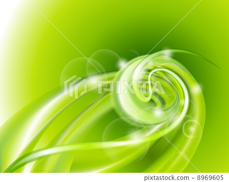 Abstract green swirl background Abstract green swirl background 8969605