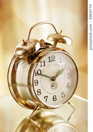 Old fashion alarm clock Old fashion alarm clock 8969774