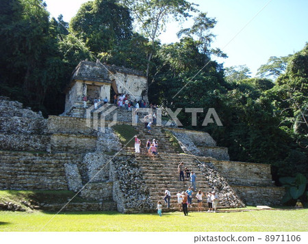 A World Heritage Site in Mexico Palenque Remains 8971106