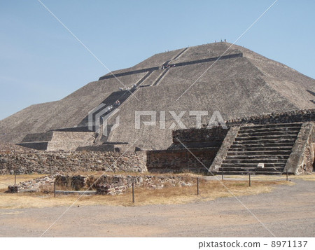 特奧蒂瓦坎的太陽金字塔仍然是墨西哥的世界遺產 特奧蒂瓦坎的太陽金字塔仍然是墨西哥的世界遺產 8971137