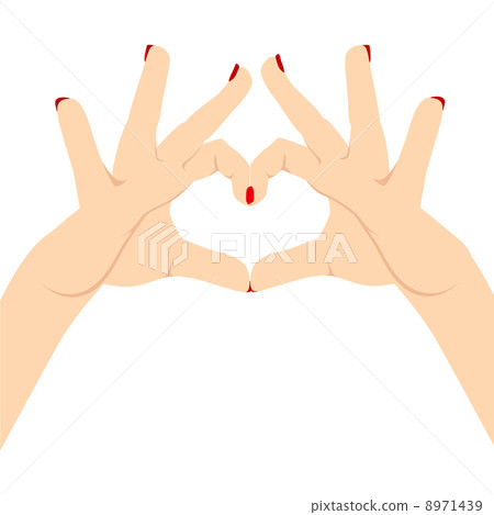 Woman Hands Love Heart Woman Hands Love Heart 8971439