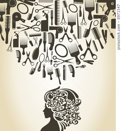 Hairdress girl head4 8971547