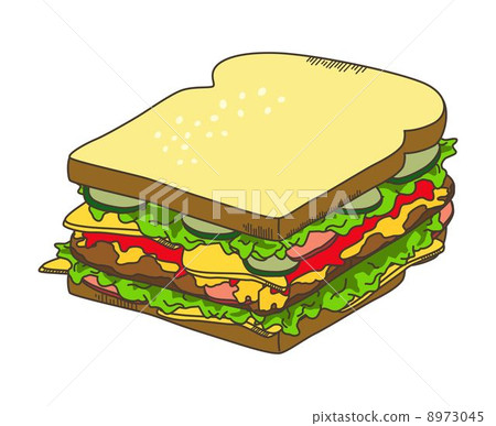 sandwich food illustration sandwich food illustration 8973045