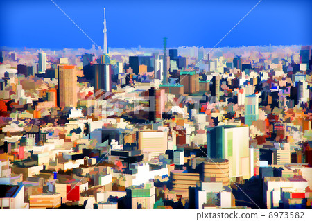 Tokyo cityscape 8973582