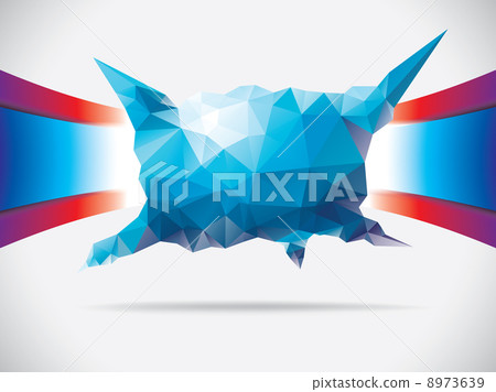 Abstract polygonal octopus 8973639