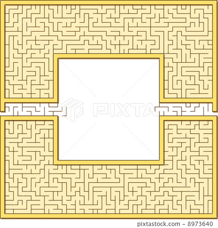 Antic maze frame Antic maze frame 8973640