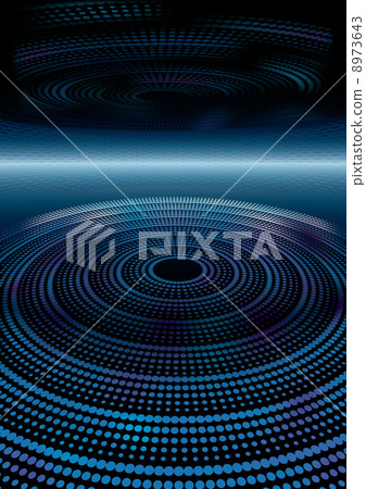 Futuristic abstract background with dotted layers Futuristic abstract background with dotted layers 8973643