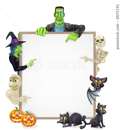 Halloween Sign Background Halloween Sign Background 8975191