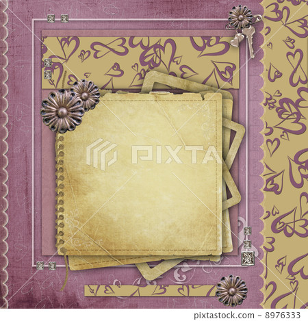 Vintage background for congratulations and invitations with spa Vintage background for congratulations and invitations with spa 8976333