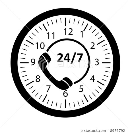 Customer service 24/7 application icon 8976792
