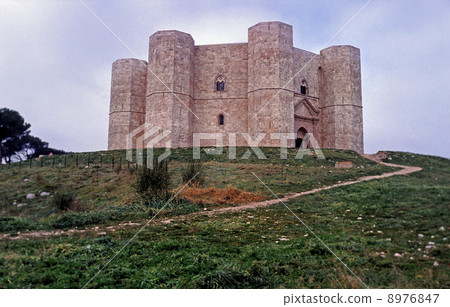 Italian medieval castle 8976847