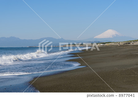 Tsujido west coast and Mt. Fuji Tsujido west coast and Mt. Fuji 8977041