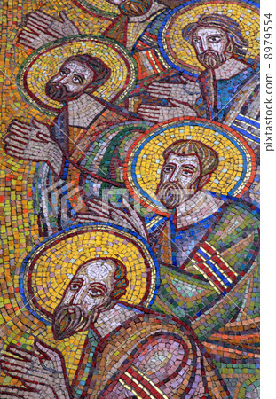 mosaic of saint apostles 8979554
