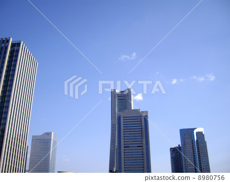 橫濱港未來的高層建築 8980756