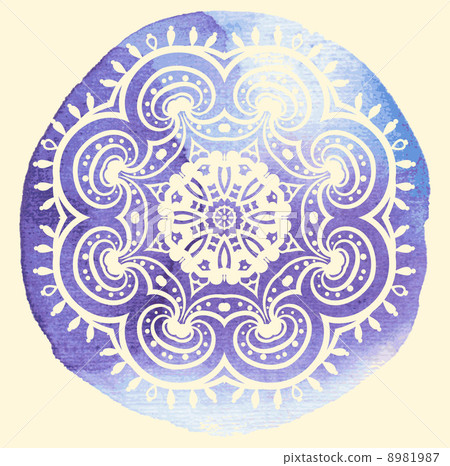 Vector watercolor flowers 8981987