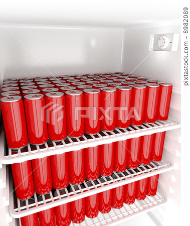Red beverage cans 8982089