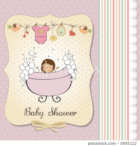romantic baby girl shower card romantic baby girl shower card 8985122