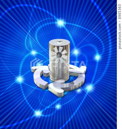 Storing energy of wind power generation / Recycle 8985363