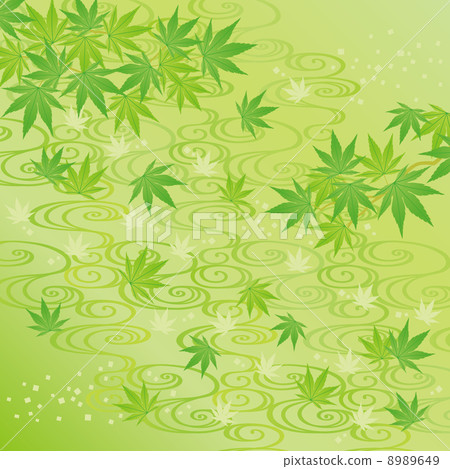 藍槭和自來水背景 藍槭和自來水背景 8989649