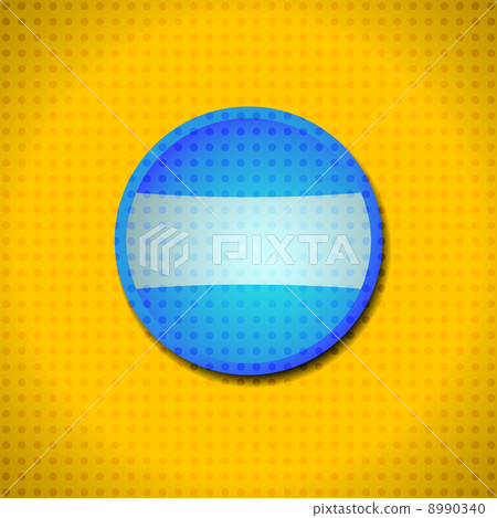 Blue button frame Blue button frame 8990340