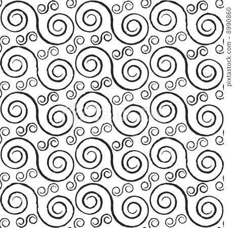 Spirals seamless pattern Spirals seamless pattern 8990860