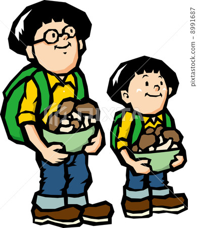 Mushroom picking 8991687