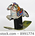 Tinplate cowboy Japanese made toy in the 1950s 8991774
