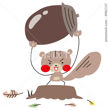 Acorn and squirrel 8992137