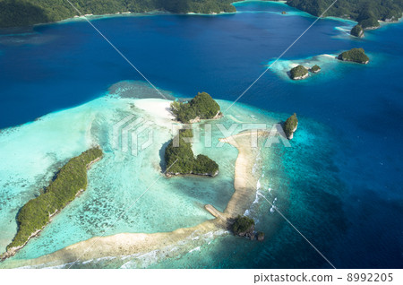 Palauan rock island aerial photograph Palauan rock island aerial photograph 8992205