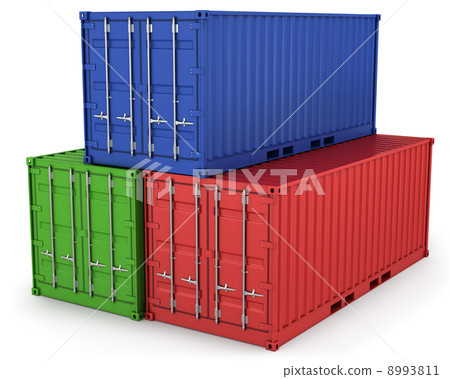 Three freight containers 8993811