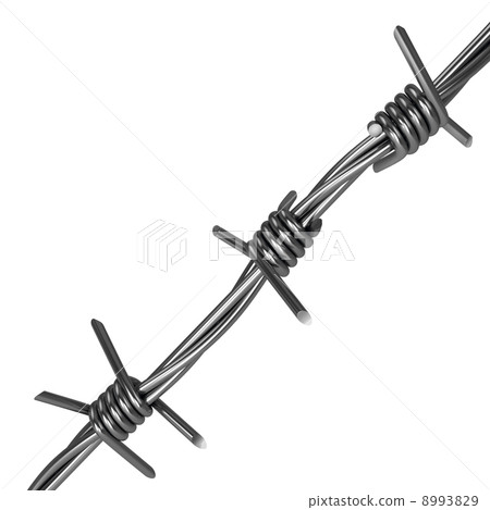 Barbed wire, corner version 8993829