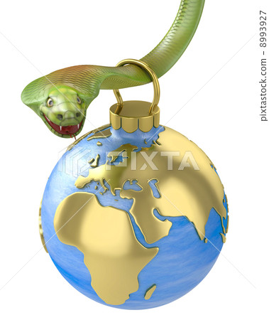 Christmas bauble hanging on cobra, Europe part 8993927
