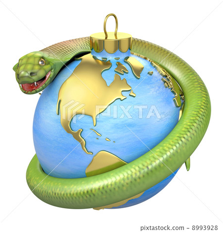 Cobra on a christmas bauble, America part 8993928
