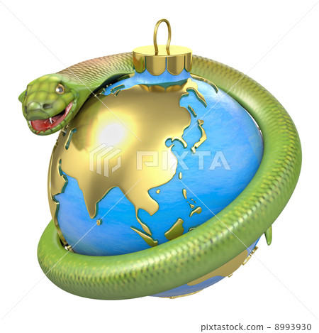 Cobra on a christmas bauble, Asia part 8993930