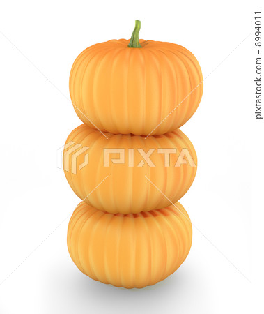 Three orange pumpkins Three orange pumpkins 8994011