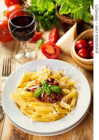 penne pasta with bolognese sauce penne pasta with bolognese sauce 8994825