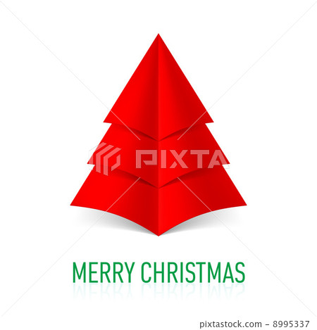 Paper Christmas tree. 8995337