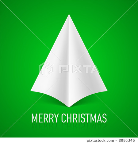 Paper Christmas tree. Paper Christmas tree. 8995346
