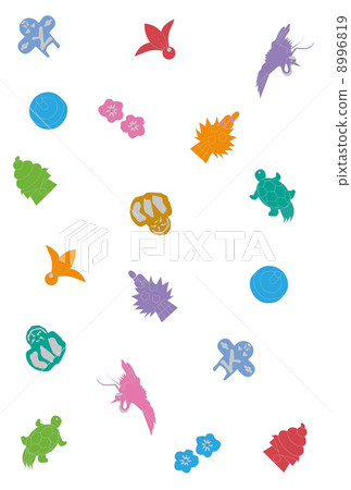Colorful new year New Year 8996819