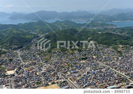 Aerial view of Mukojima cho in Onomichi City 8998733