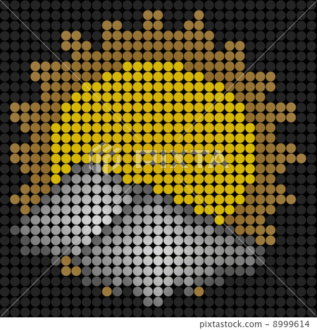 part;y cloudy sun weather LED 8999614