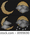 moon weather LED screen 8999690